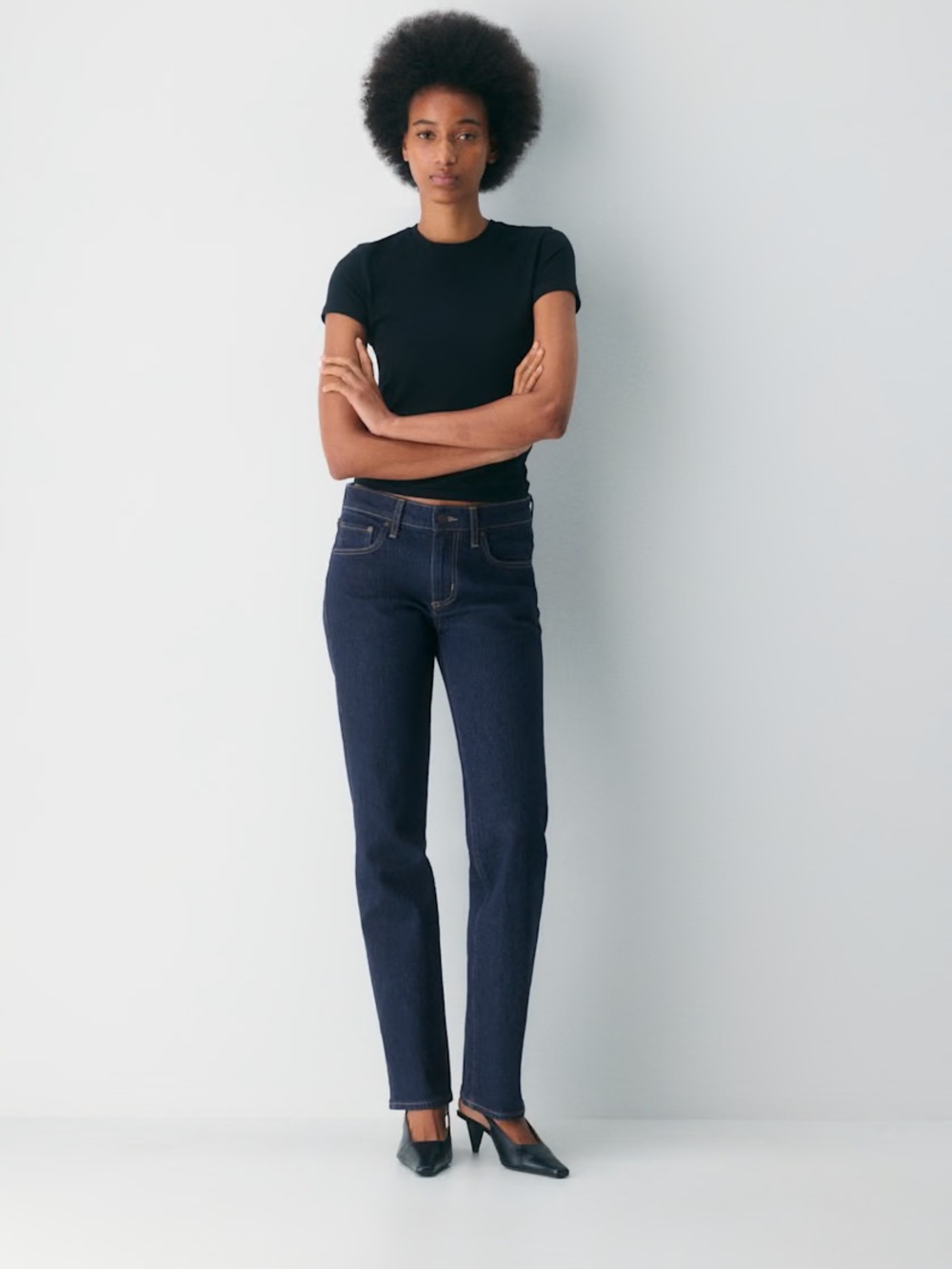 Aritzia Denim Forum Tilda Lo-Rise Straight Jeans